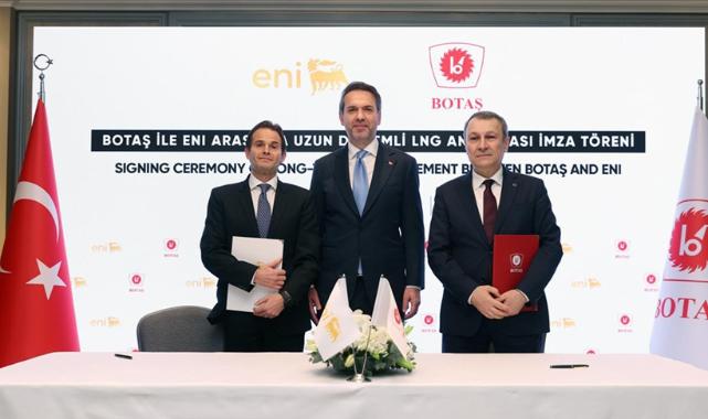 BOTAŞ, enerji şirketleri ENI ve SEFE ile iki uzun dönemli LNG anlaşması imzaladı
